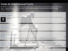Tablet Screenshot of gotasdeumainsaravelferida.blogspot.com