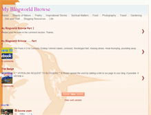 Tablet Screenshot of myblogworldbrowseblog.blogspot.com
