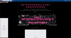 Desktop Screenshot of dewonderfulladycollections.blogspot.com