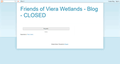 Desktop Screenshot of friendsofvierawetlands.blogspot.com