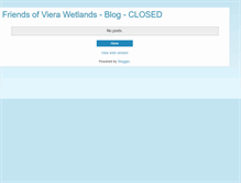 Tablet Screenshot of friendsofvierawetlands.blogspot.com