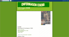 Desktop Screenshot of enfermagemesebb.blogspot.com