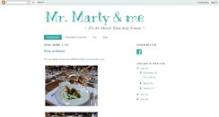 Desktop Screenshot of mr-marty-and-me.blogspot.com