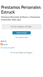 Mobile Screenshot of prestamosdebancos.blogspot.com