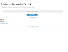 Tablet Screenshot of prestamosdebancos.blogspot.com