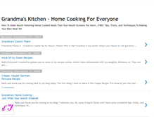 Tablet Screenshot of grandmashomecooking.blogspot.com