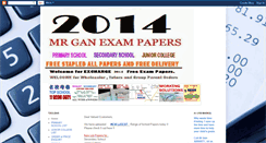 Desktop Screenshot of ganexampaper.blogspot.com