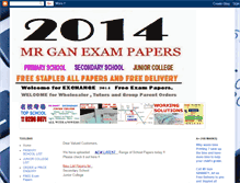 Tablet Screenshot of ganexampaper.blogspot.com