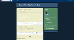 Desktop Screenshot of cannonriversportsmen.blogspot.com