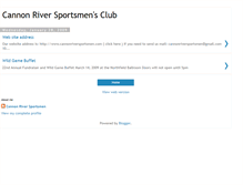 Tablet Screenshot of cannonriversportsmen.blogspot.com