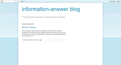 Desktop Screenshot of information-answer.blogspot.com