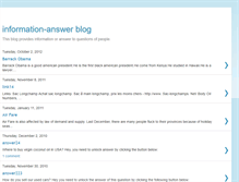 Tablet Screenshot of information-answer.blogspot.com