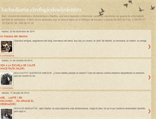 Tablet Screenshot of luchadiariaelrefugiodesdedentro.blogspot.com