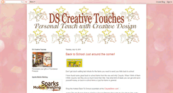 Desktop Screenshot of dscreativetouches.blogspot.com