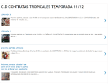 Tablet Screenshot of contratastropicales.blogspot.com