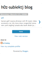 Mobile Screenshot of h0z-subiektj.blogspot.com