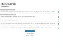Tablet Screenshot of boysvsgirls.blogspot.com