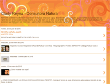 Tablet Screenshot of naturacosmeticosperu.blogspot.com
