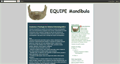 Desktop Screenshot of equipemandibula.blogspot.com