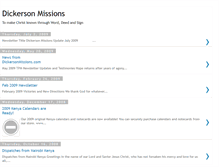 Tablet Screenshot of dickersonmissions.blogspot.com