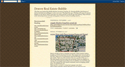 Desktop Screenshot of denverrealestatebubble.blogspot.com