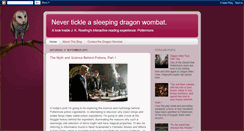 Desktop Screenshot of morepottermore.blogspot.com