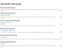 Tablet Screenshot of alexandergavrylyuk.blogspot.com