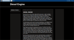 Desktop Screenshot of dieseloilengine.blogspot.com