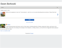 Tablet Screenshot of dawnberkoski.blogspot.com