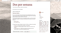 Desktop Screenshot of dosporsemana.blogspot.com