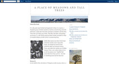 Desktop Screenshot of aplaceofmeadowsandtalltrees.blogspot.com