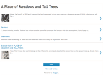 Tablet Screenshot of aplaceofmeadowsandtalltrees.blogspot.com