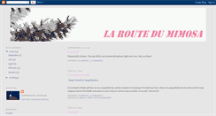 Desktop Screenshot of laroutedumimosa.blogspot.com