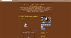 Desktop Screenshot of clubedexadrezcarangola.blogspot.com