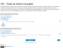 Tablet Screenshot of clubedexadrezcarangola.blogspot.com