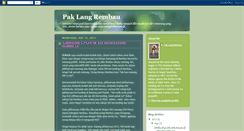 Desktop Screenshot of paklangrembau.blogspot.com