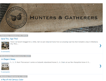 Tablet Screenshot of huntersandgatherersathome.blogspot.com