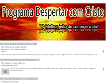 Tablet Screenshot of despertarcomcristo.blogspot.com