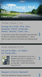 Mobile Screenshot of godsdesignnotmine.blogspot.com