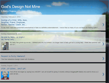 Tablet Screenshot of godsdesignnotmine.blogspot.com