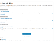 Tablet Screenshot of libertyandflour.blogspot.com