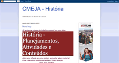 Desktop Screenshot of cmeja-historia.blogspot.com