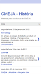 Mobile Screenshot of cmeja-historia.blogspot.com