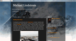 Desktop Screenshot of michaellindstromartist.blogspot.com