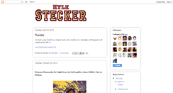 Desktop Screenshot of kylestecker.blogspot.com