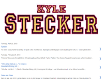 Tablet Screenshot of kylestecker.blogspot.com