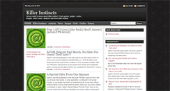 Desktop Screenshot of killerinstinctss.blogspot.com