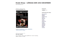 Desktop Screenshot of klubbninja.blogspot.com