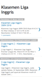 Mobile Screenshot of klasemenligainggris.blogspot.com
