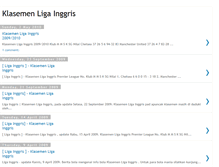 Tablet Screenshot of klasemenligainggris.blogspot.com